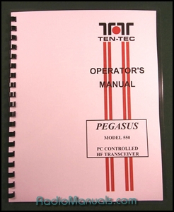 TenTec 550 Pegasus Instruction Manual - Click Image to Close